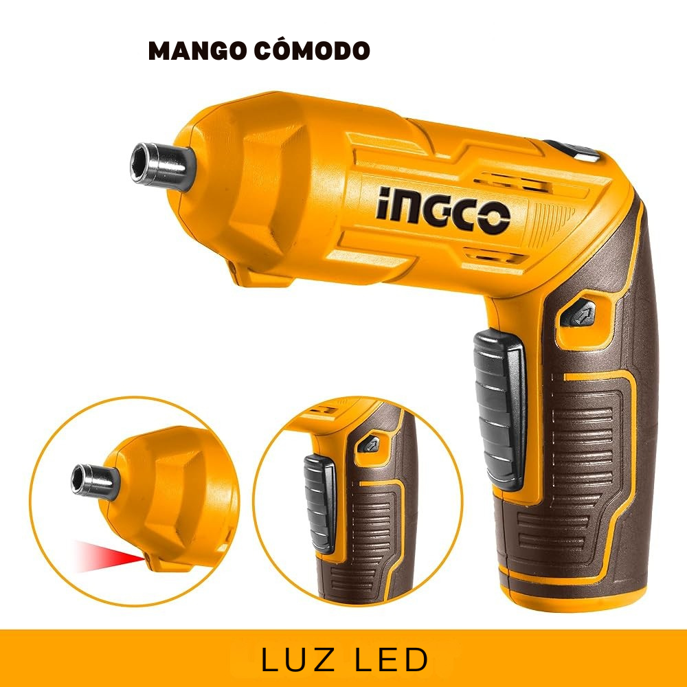 Destornillador inalámbrico INGCO