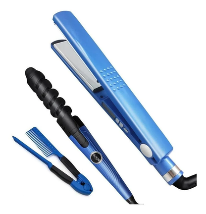 COMBO TITANIUM DE PLANCHA, RIZADOR Y CEPILLO