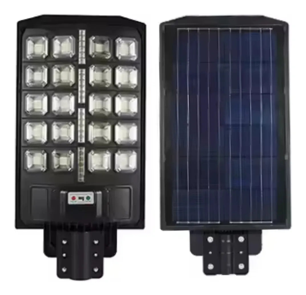 Reflector Led Farol Solar Exterior 400w Control Sensor Caño