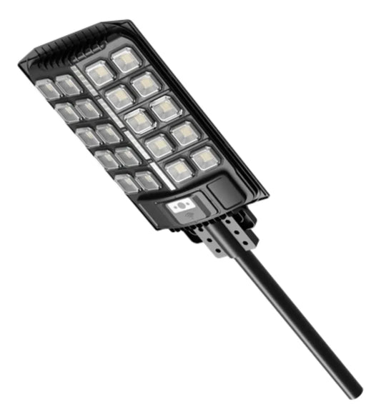 Reflector Led Farol Solar Exterior 400w Control Sensor Caño