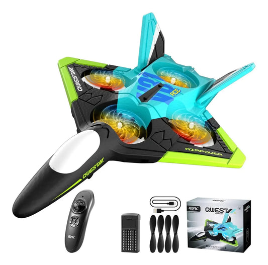 DRON QWEST F-22 (Estilo Caza) CON CAMARA INTEGRADA