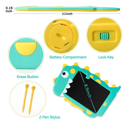 Pizarra Magica LCD Multicolor 8" Dinosaurio