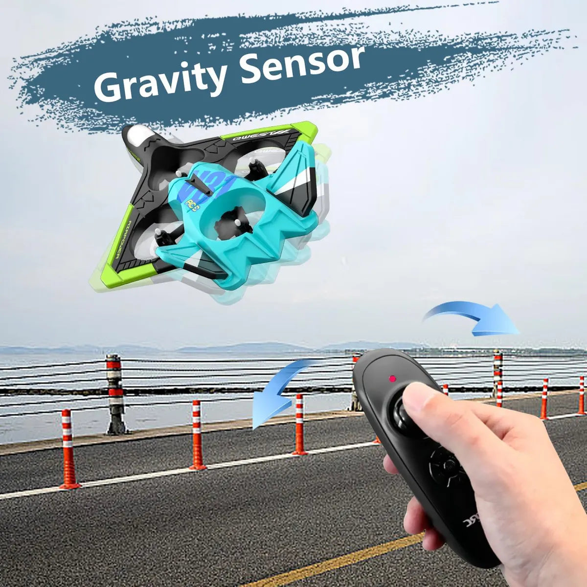 DRON QWEST F-22 (Estilo Caza) CON CAMARA INTEGRADA