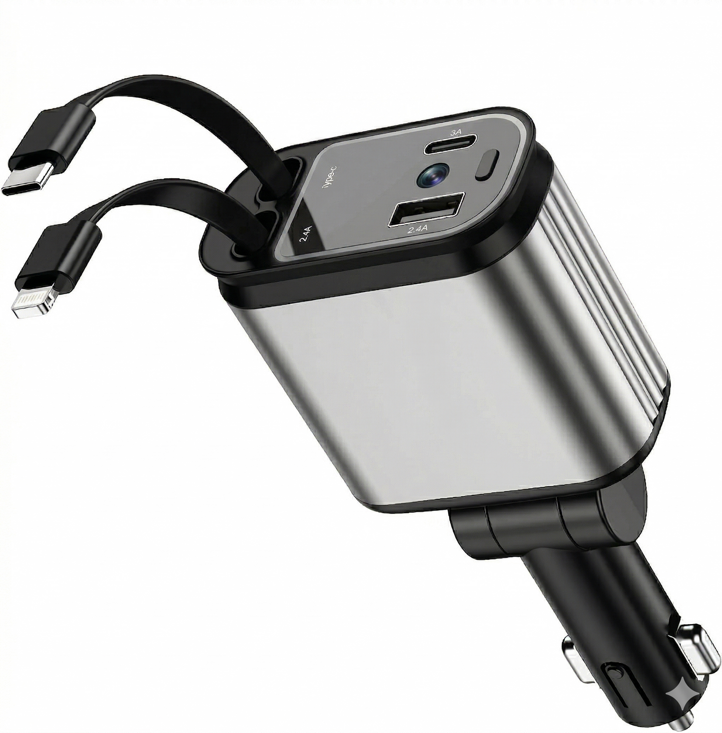 Cargador de Carro Ultra Rápido: Carga tu Laptop, Tablet y Celular a la vez
