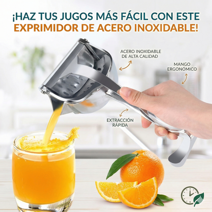 Exprimidor de jugo de acero inoxidable