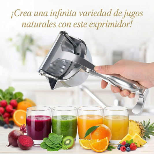 Exprimidor de jugo de acero inoxidable