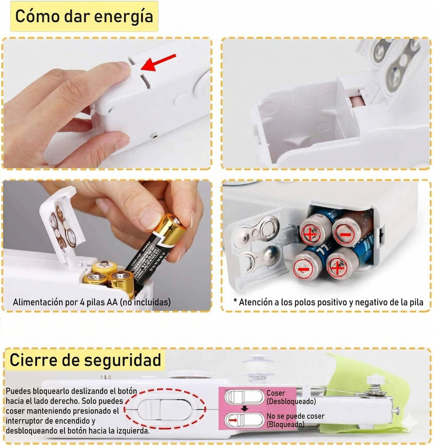Mini máquina de coser