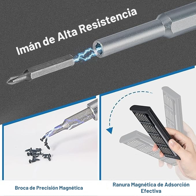 Kit completo de 24 piezas + destornillador