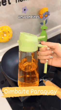 Dispensador de Aceite con Doble Modo de vidrio resistente