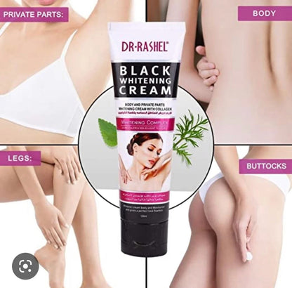 Crema corporal Black Whitening Dr-Rashel