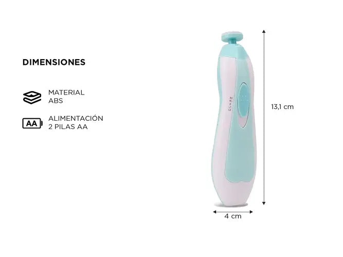 Lima de uñas eléctrico para Bebe