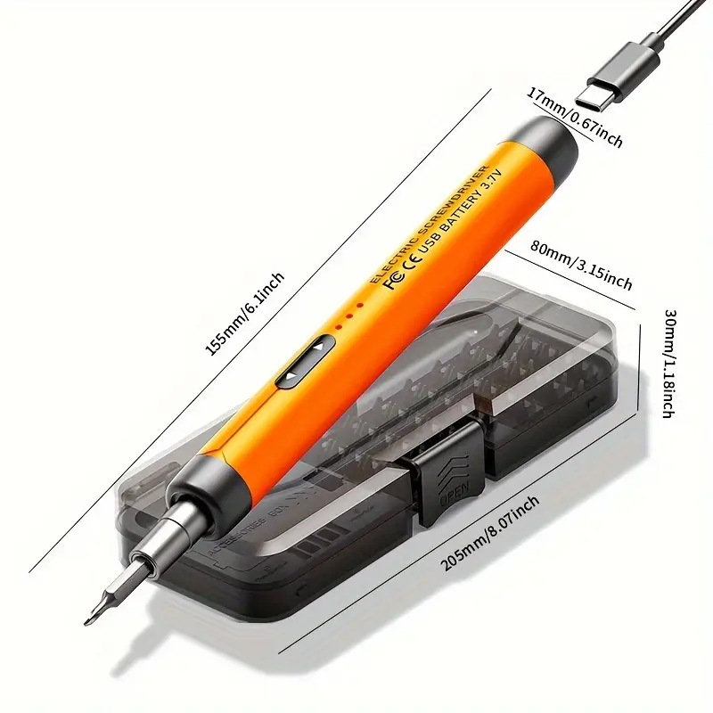 JUEGO DE DESTORNILLADOR ELECTRICO 46 EN 1