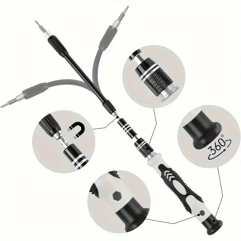 JUEGO DE DESTORNILLADOR DE 115 PIEZAS