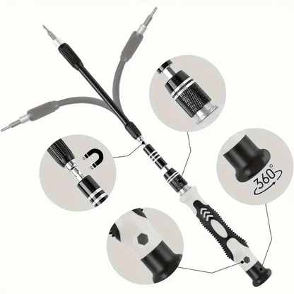 JUEGO DE DESTORNILLADOR DE 115 PIEZAS